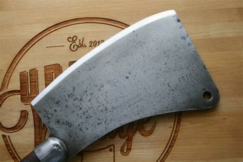 antique f dick meat cleaver circa 1910s made in germany
