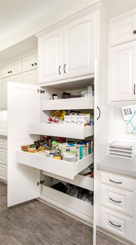 White Pantry Cabinet Clever Solutions Cool Pantry Ideas