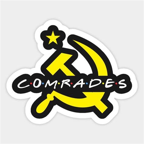 Comrades Friends Sticker Comrades In 2022 Stickers Friends Tshirt