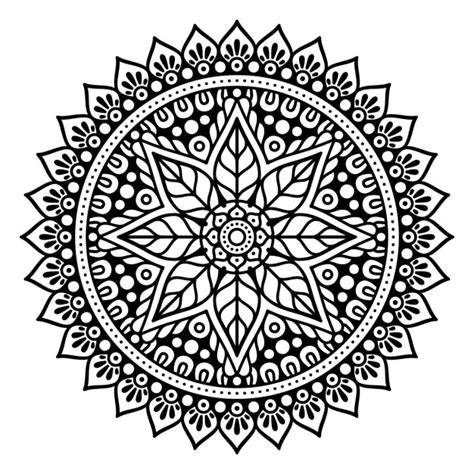 Mandala Without Color Vector Free Download