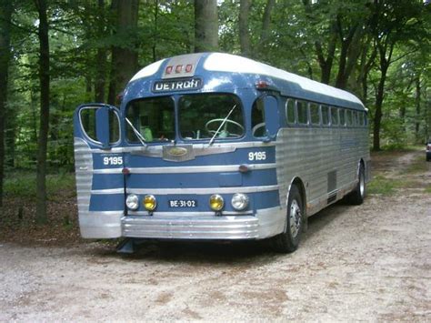 Classic Greyhound Bus From 1950s Credit Pimvatend Bus Greyhound