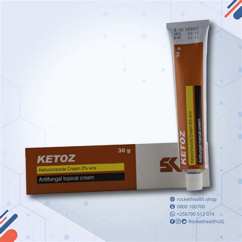 Ketoconazole Cream 2 30g Ketoz Rocket Health