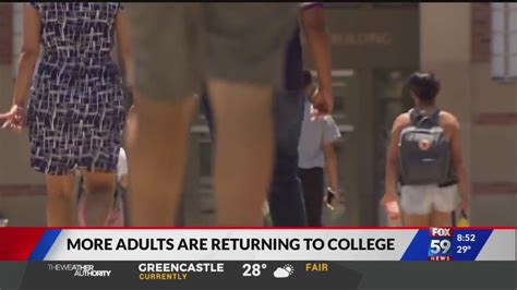 More Adults Returning To College Youtube