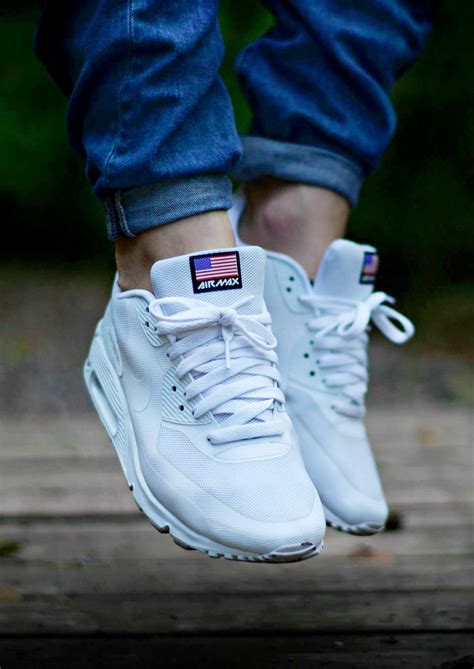 Nike Air Max 90 Hyperfuse ‘independence Day’ White Sweetsoles Sneakers Kicks And Trainers