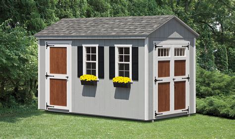 Find a garden shed to keep your supplies safe throughout the year. Vinyl A-Frame Storage Sheds | Cedar Craft Storage Solutions
