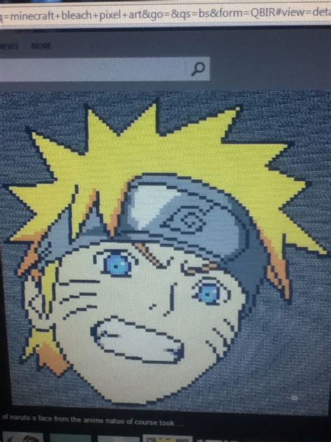 Naruto Anime Pixel Art Pixel Art Minecraft Pixel Art Images