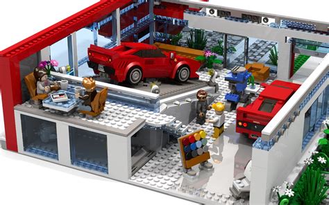 Lego Ideas Product Ideas Ferrari Flagship Showroom Lego Speed