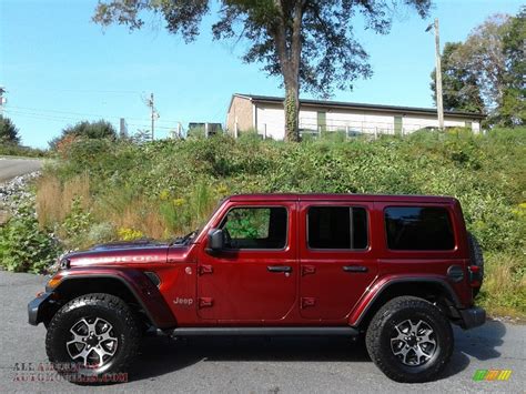 2021 Jeep Wrangler Unlimited Rubicon 4x4 in Snazzberry Pearl photo #3