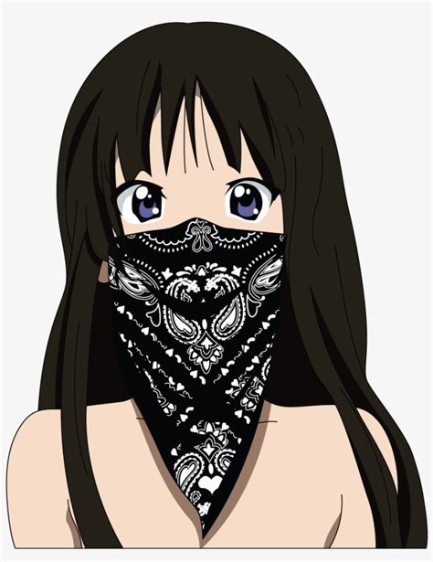 Image Of Anime Bandits Anime Girl With Bandana On Face 1200x1200