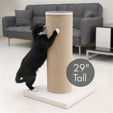 Tall Cat Scratching Post Jute Scratcher For Large Cats Tall Cat