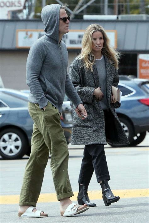 Chris Pine Annabelle Wallis Stocking Up In La