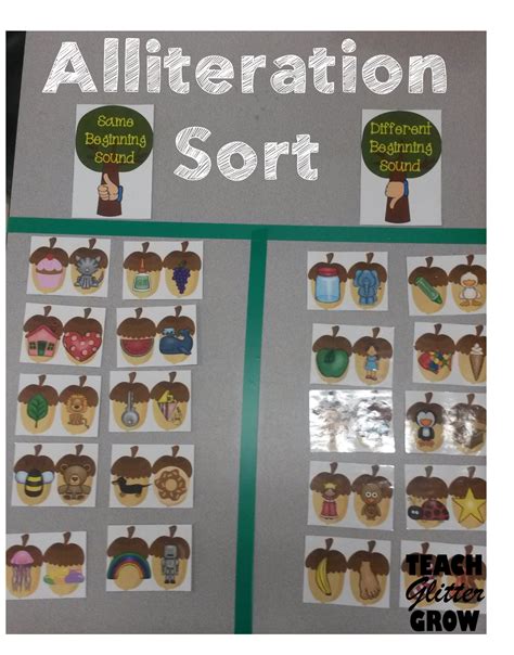 All About Alliteration! | Alliteration activities, Alliteration, Creative curriculum preschool