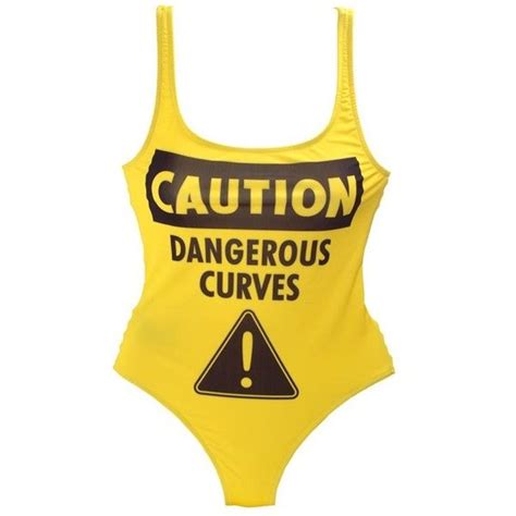 Moschino Caution Printed Swimsuit Print Swimsuit Swimsuits