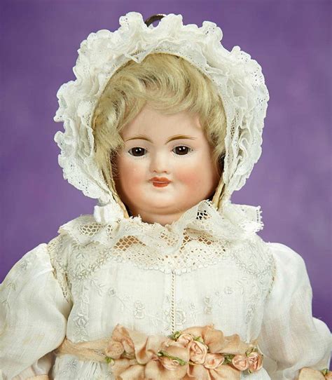 Elan Auction June German Bisque Three Faced Doll By