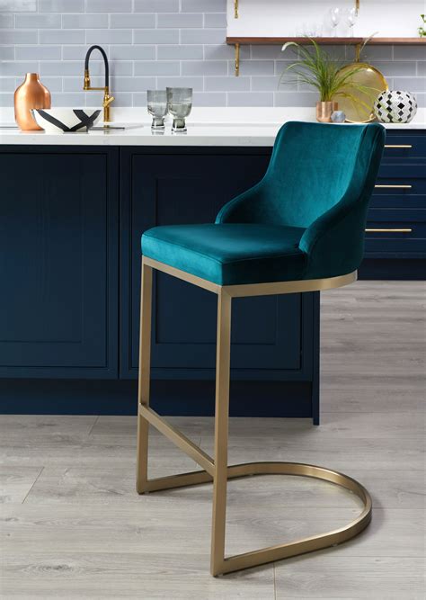 Out Of This World Teal Bar Stools Counter Island Ideas