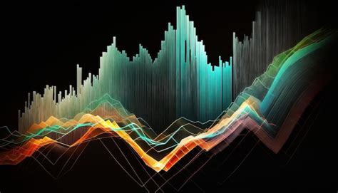 Premium Ai Image Generative Ai Stock Market Chart Lines Financial