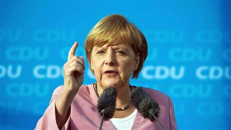 Angela Merkel überstrahlt Im Wahlkampf Die Deutsche Politik