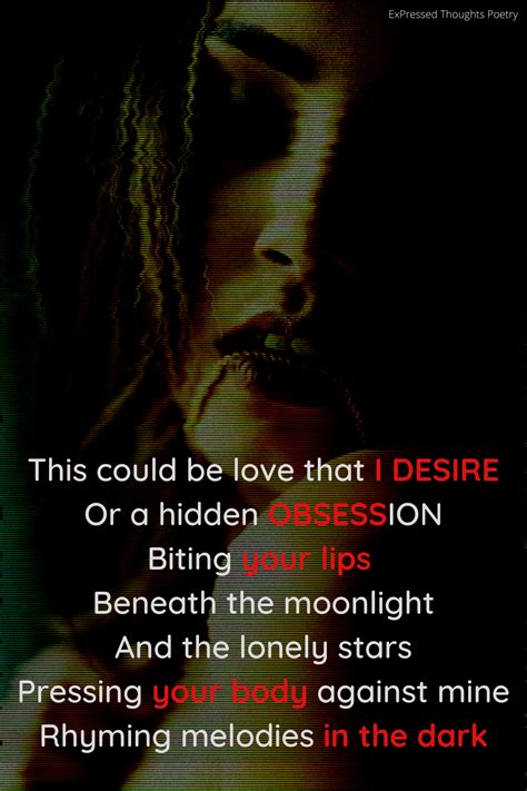 Desire And Obsess A Short Poem About Love Short Poems About Love