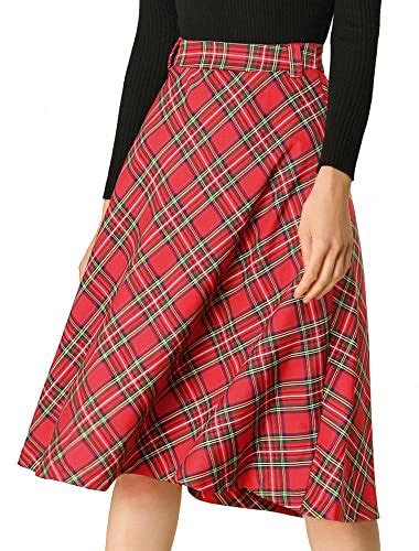 15 Best Red Plaid Midi Skirts For Fall
