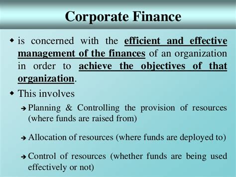 A corporate financing committee develops policies concerning public equity and debt. Corporate Finance Course Objective - sludgeport473.web.fc2.com