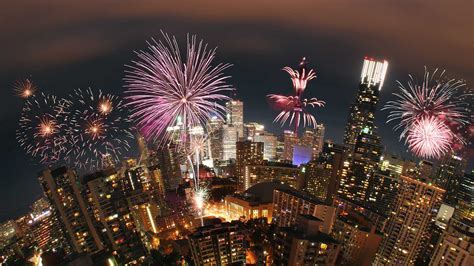 Toronto Fireworks Bing Wallpaper Download