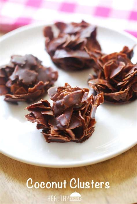 Large Coconut Flakes Are Coated In Melted Chocolate To Form Pretty