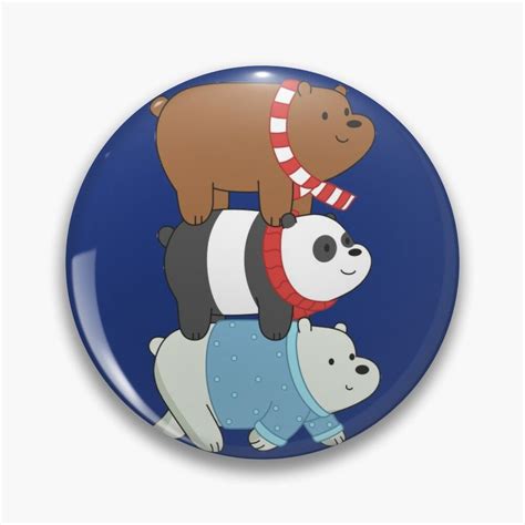 We Bare Bears Pin By Plushism We Bare Bears Bare Bears Buttons Pinback