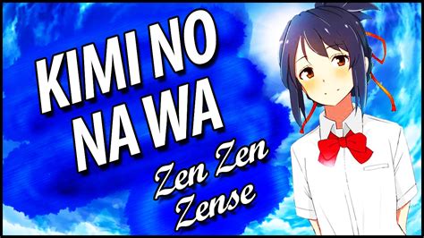 Kimi No Na Wa Your Name Opening Em PortuguÊs “zen Zen Zense” Youtube