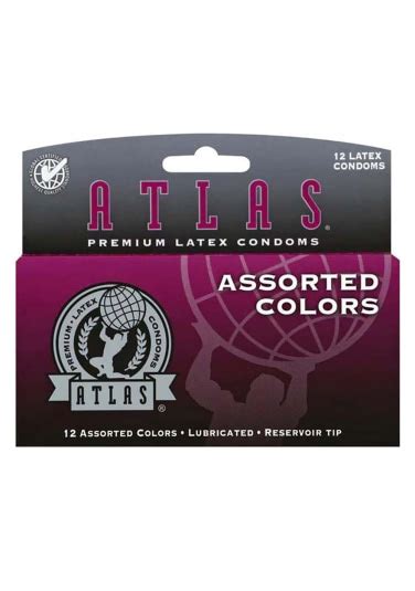 atlas assorted color condoms manshop