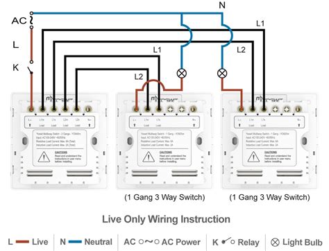 Wiring Diagram For 3 Gang 2 Way Light Switch Complete Wiring Schemas