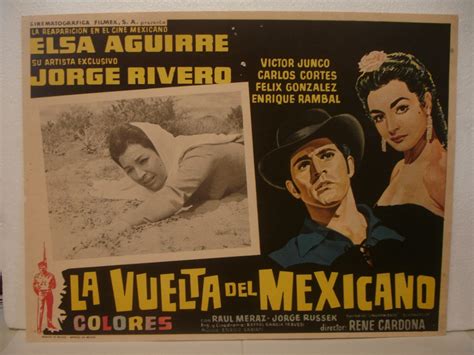 Jorge Rivero La Vuelta Del Mexicano Cartel De Cine 7000 En