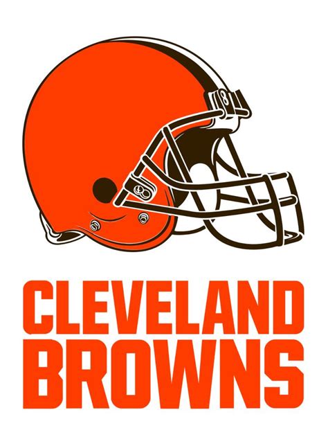 The Cleveland Browns Football Helmet Is Shown In Red And Black With