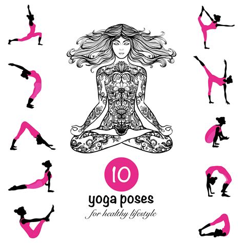 Yoga Pose Symbols