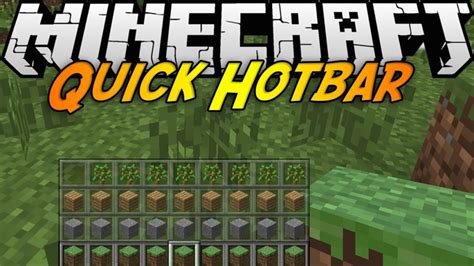 Quick Hotbar Mod For Minecraft 11821181171