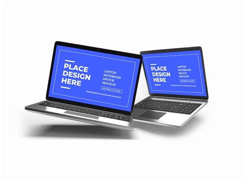 Premium Psd Realistic Laptop Mockup