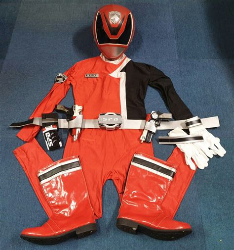 Full Dekared Spd Red Ranger Cosplay Hobbies And Toys Toys And Games On