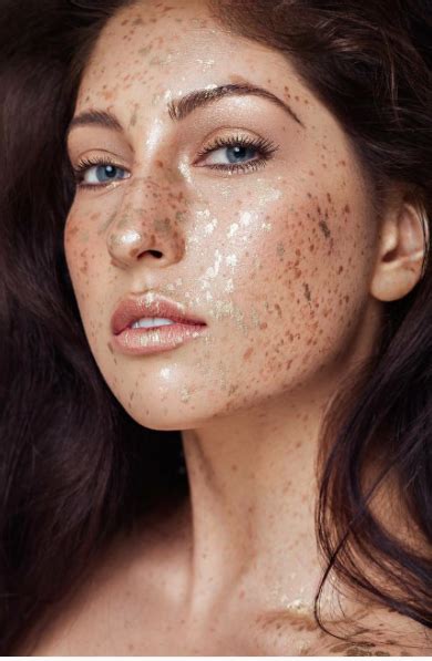 I Mean Look At This Golden Goddess Rainbow Freckles Are The New Beauty Trend And The Future