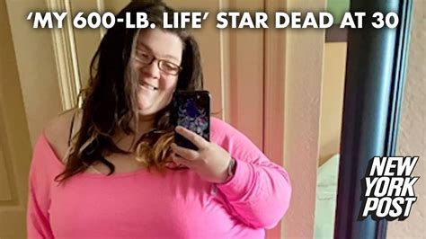 ‘my 600 Lb Life Star Gina Krasley Dead At 30 ‘my Lifes Been Hard