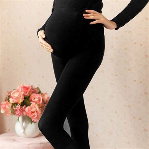 Aliexpress Com Buy Black Nude D Women Pregnant Maternity Tights