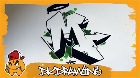 Graffiti Letter M Logo Ph