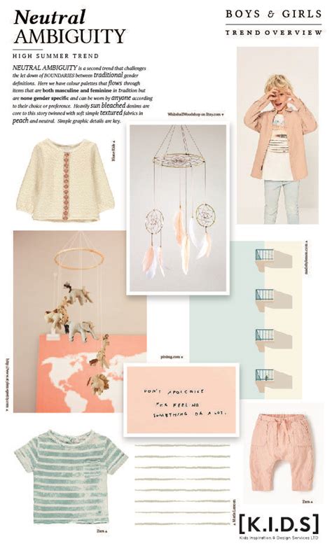 Kids Spring Summer 2019 Neutral Ambiguity Trend Overview