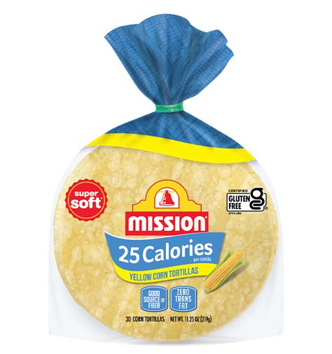 Low Calorie Yellow Corn Tortillas Mission Foods