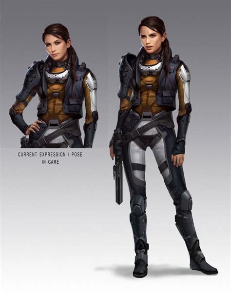 Regular Female Sci Fi Sci Fi Characters Sci Fi Concept Art Character