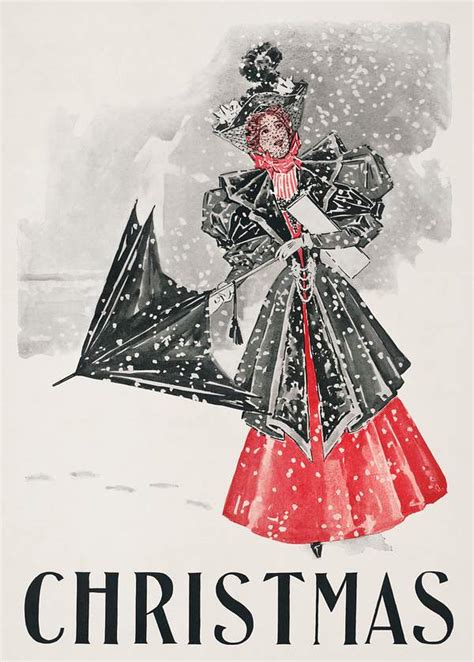 Vintage Christmas Illustration Free Public Domain Illustration