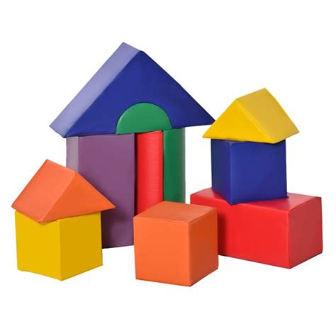 Soozier Foam Blocks Toy Building And Stacking Blocks 11 Piece 3d0