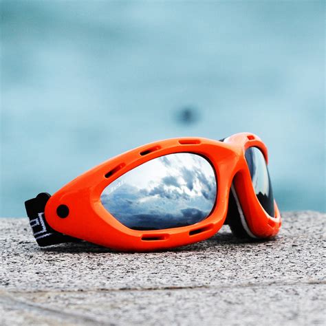 Classic Orange Neon Framesmoke Lens Goggles Pwc Jetski Rider