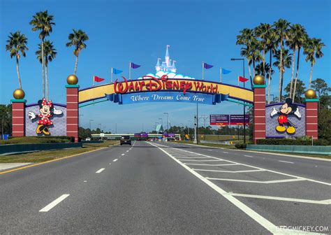 Walt Disney World Entrance Sign Corrected Blog Mickey