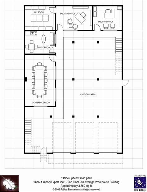 Warehouse Floor Plan Template Elegant Modern Floorplans Two Story