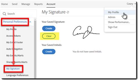 Learn How To Replace A Saved Signature In Adobe Sign