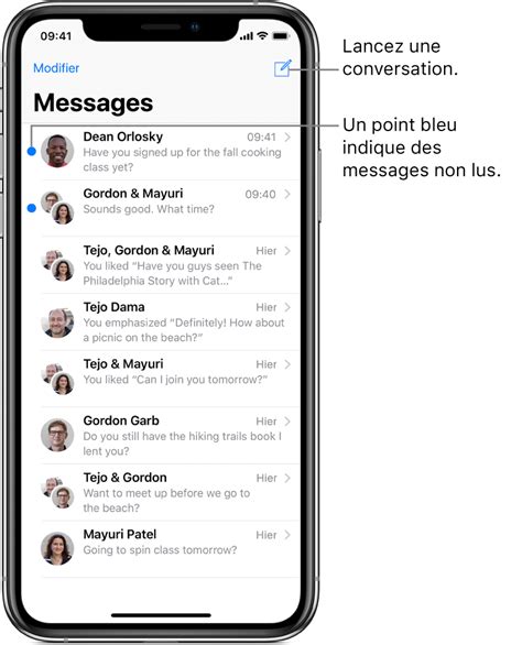 Envoyer Et Recevoir Des Messages Texte Sur Liphone Assistance Apple